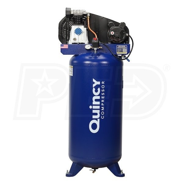 0fe28ba6-64ff-493e-a9de-087f05e54109.jpeg Quincy 3.5HP 60 Gallon Vertical Electric Air Compressor - Image 1