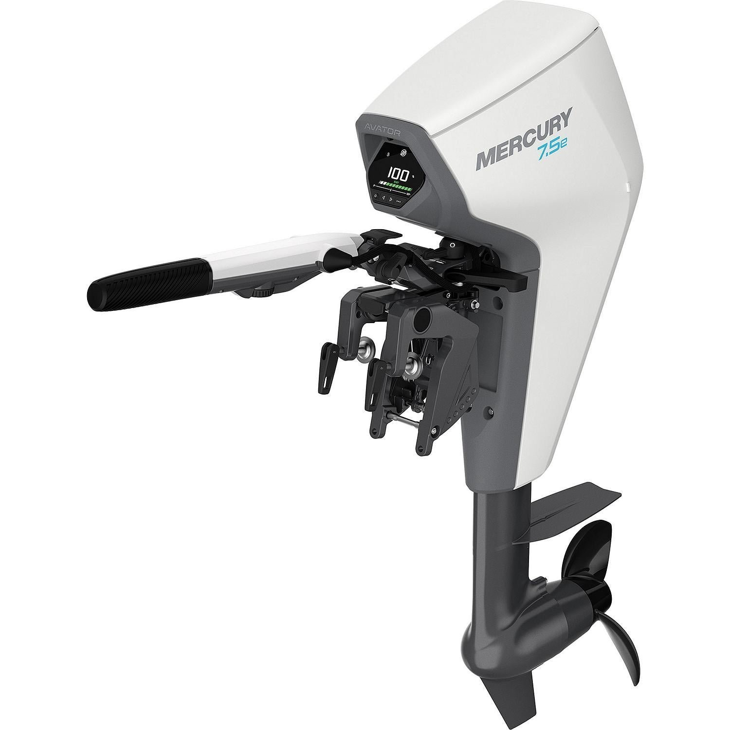 1026.jpg Mercury Avator 7.5e Tiller Electric Outboard Motor Kit - Image 1