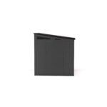Suncast Modernist 7 ft. x 7 ft. Resin Vertical Pent Storage Shed with Floor Kit - Image 6
