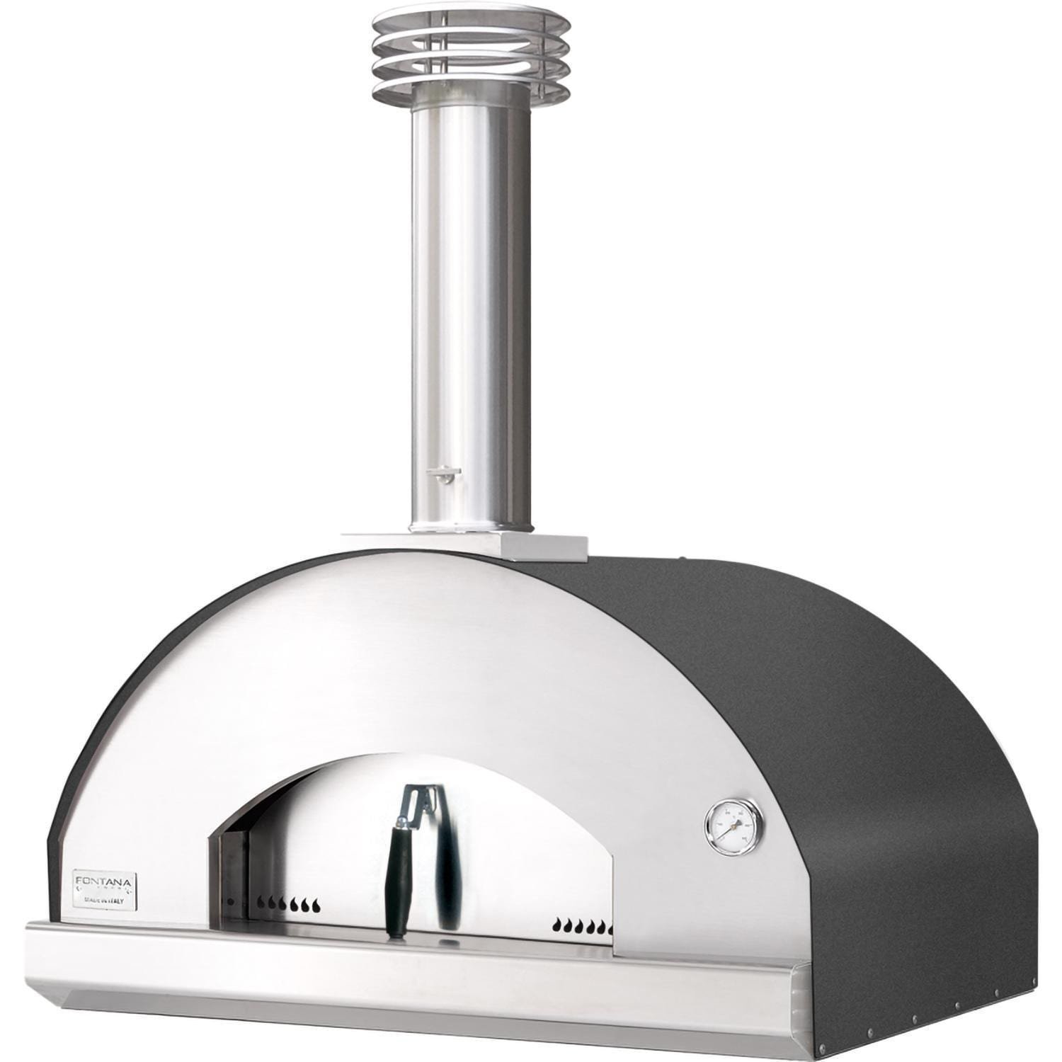 446213eecf3f176cb5b5cb80acf8e189.jpg Fontana Forni Mangiafuoco Wood-Fired Pizza Oven - Anthracite - FTMF-A - Image 1