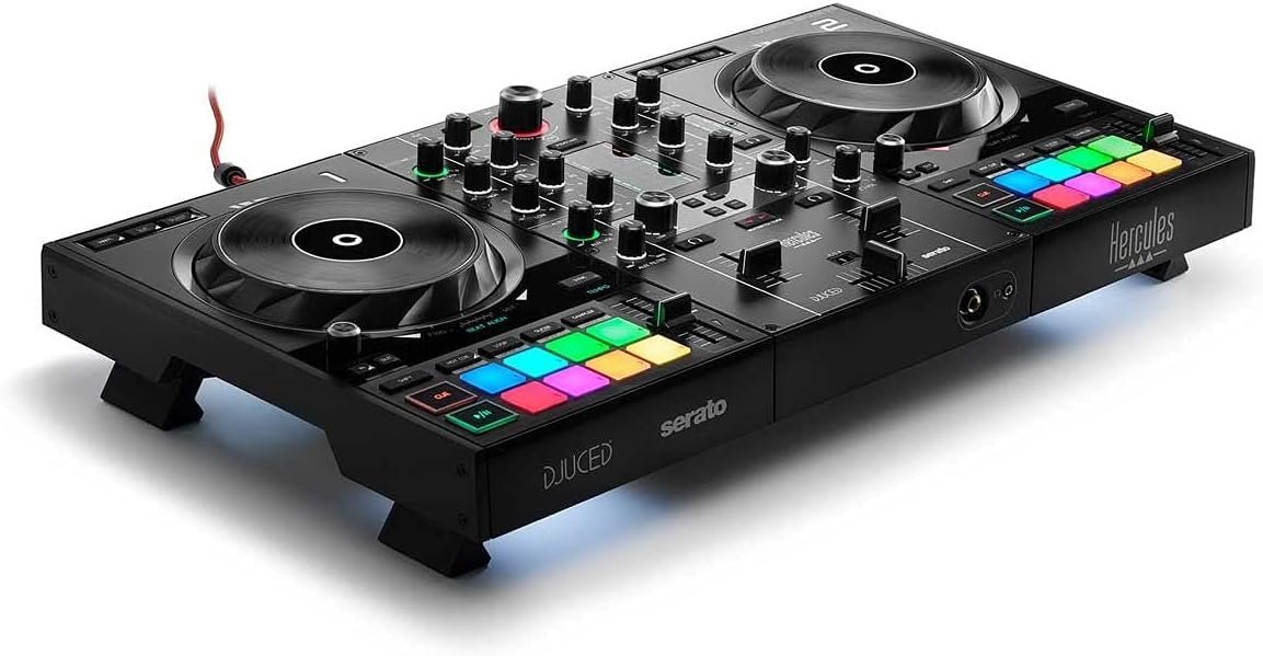 51An1nXVPlS._AC_SL1200_.jpg Hercules DJControl Inpulse 500 DJ Controller - Image 1