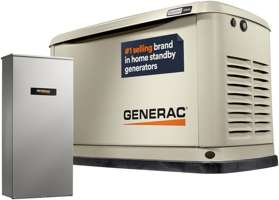 51kczQciHmL._AC_SL1000_.jpg Generac Guardian 10kW Home Backup Standby Generator 7172 - Image 1