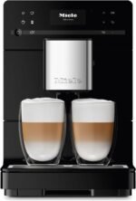 Miele CM 5310 Silence - Automatic coffee machine with OneTouch for Two, Aromatic System, coffee maker, cleaning programs and more, in obsidian black