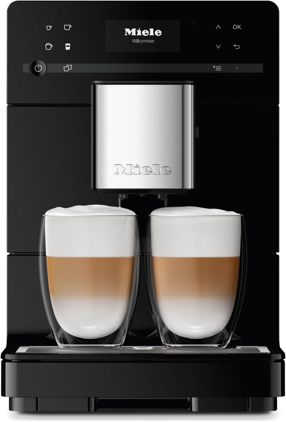 570.jpg Miele CM 5310 Silence - Automatic coffee machine with OneTouch for Two, Aromatic System, coffee maker, cleaning programs and more, in obsidian black - Image 1