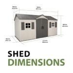 Lifetime 15' x 8' Outdoor Storage Shed - Image 6