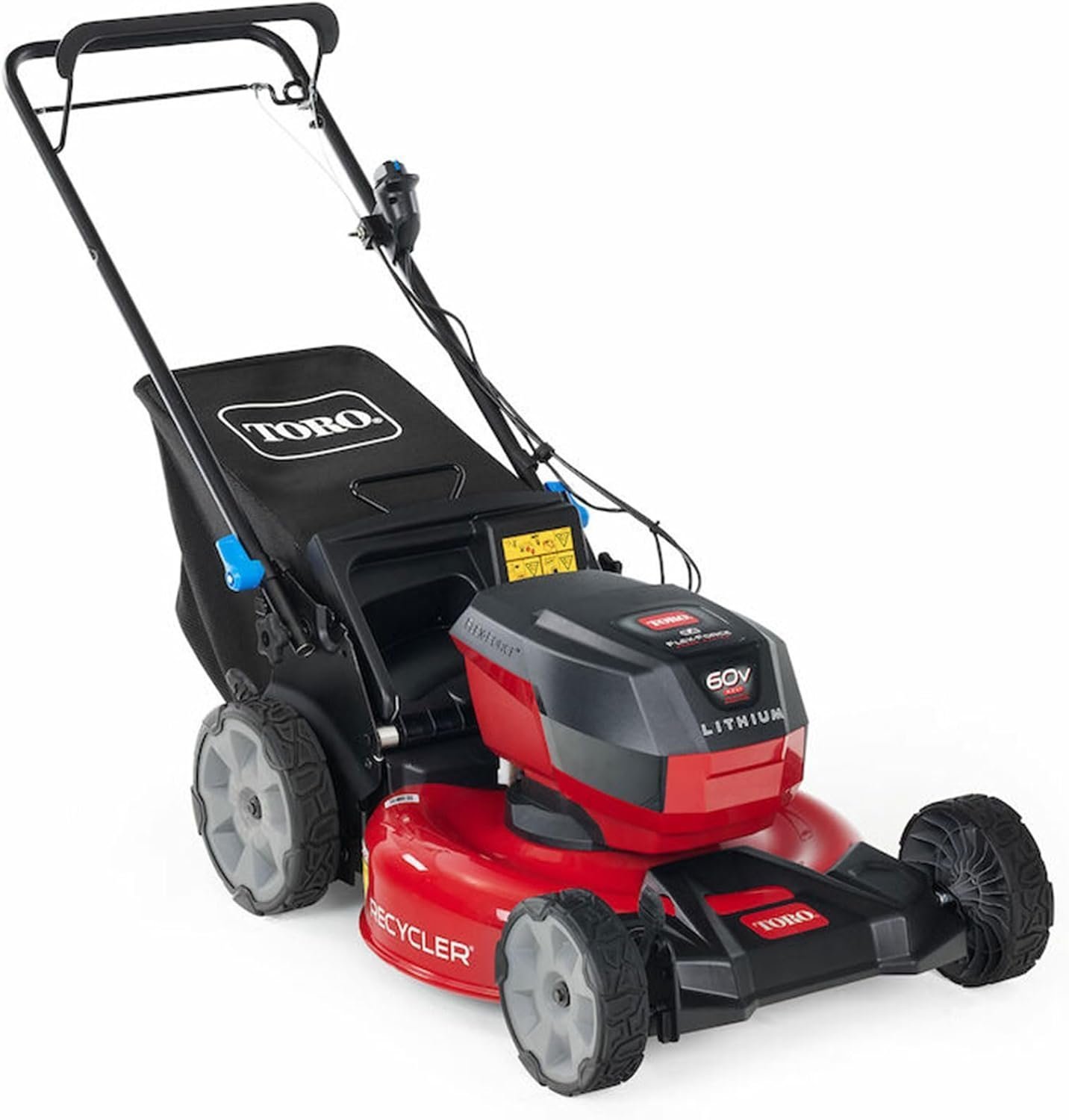 61Eya476yL._AC_SL1500_.jpg Toro 60V Recycler SmartStow 21" RWD Self Propelled Mower #21356 - Image 1