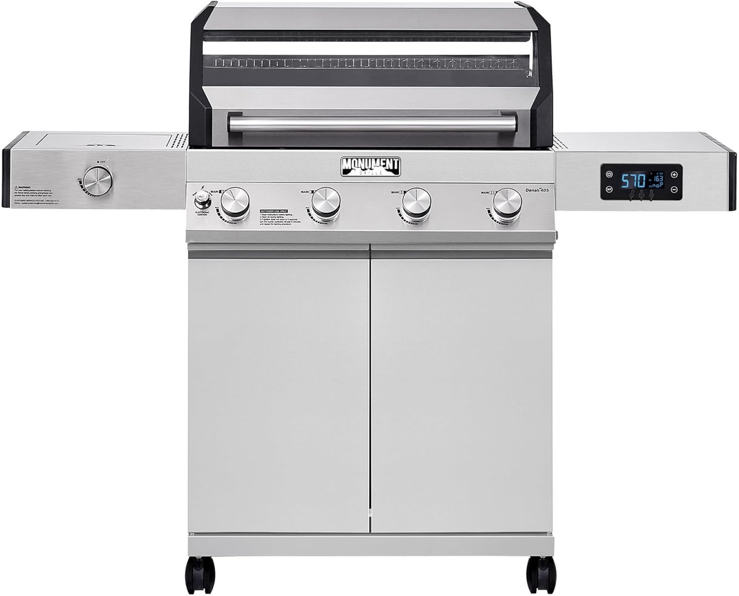 61Vy7kIN1L._AC_SL1500_.jpg Monument Grills Smart Denali Gas Grill - Image 1