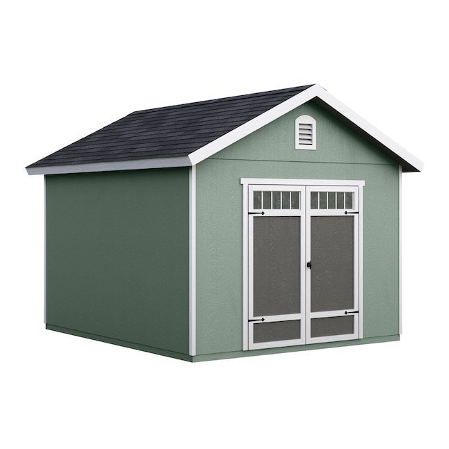 66986650.jpg Heartland Asheville 10-ft x 12-ft Gable Style Wood Outdoor Storage Shed - Image 1