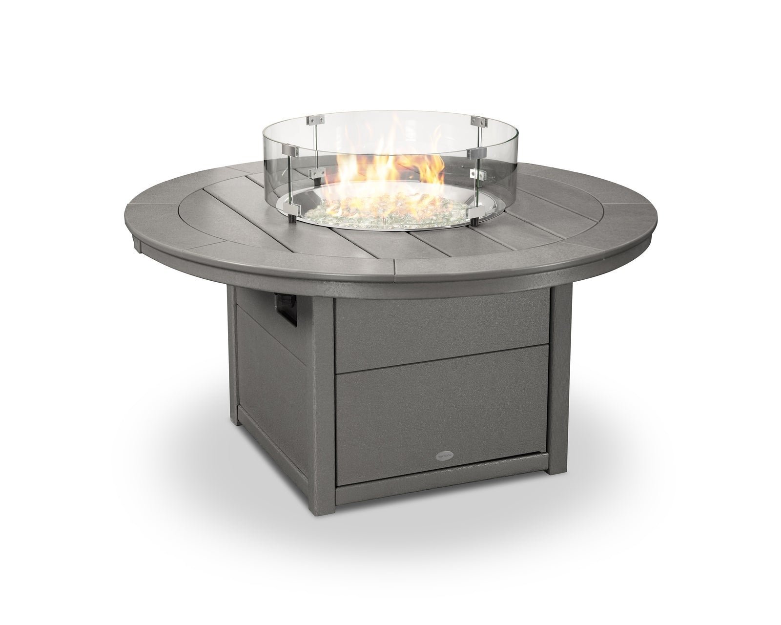 712-2.jpg POLYWOOD 48" Round Fire Pit Table - Image 1