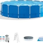 Intex 15' x 48' Metal Frame Above Ground Pool Set