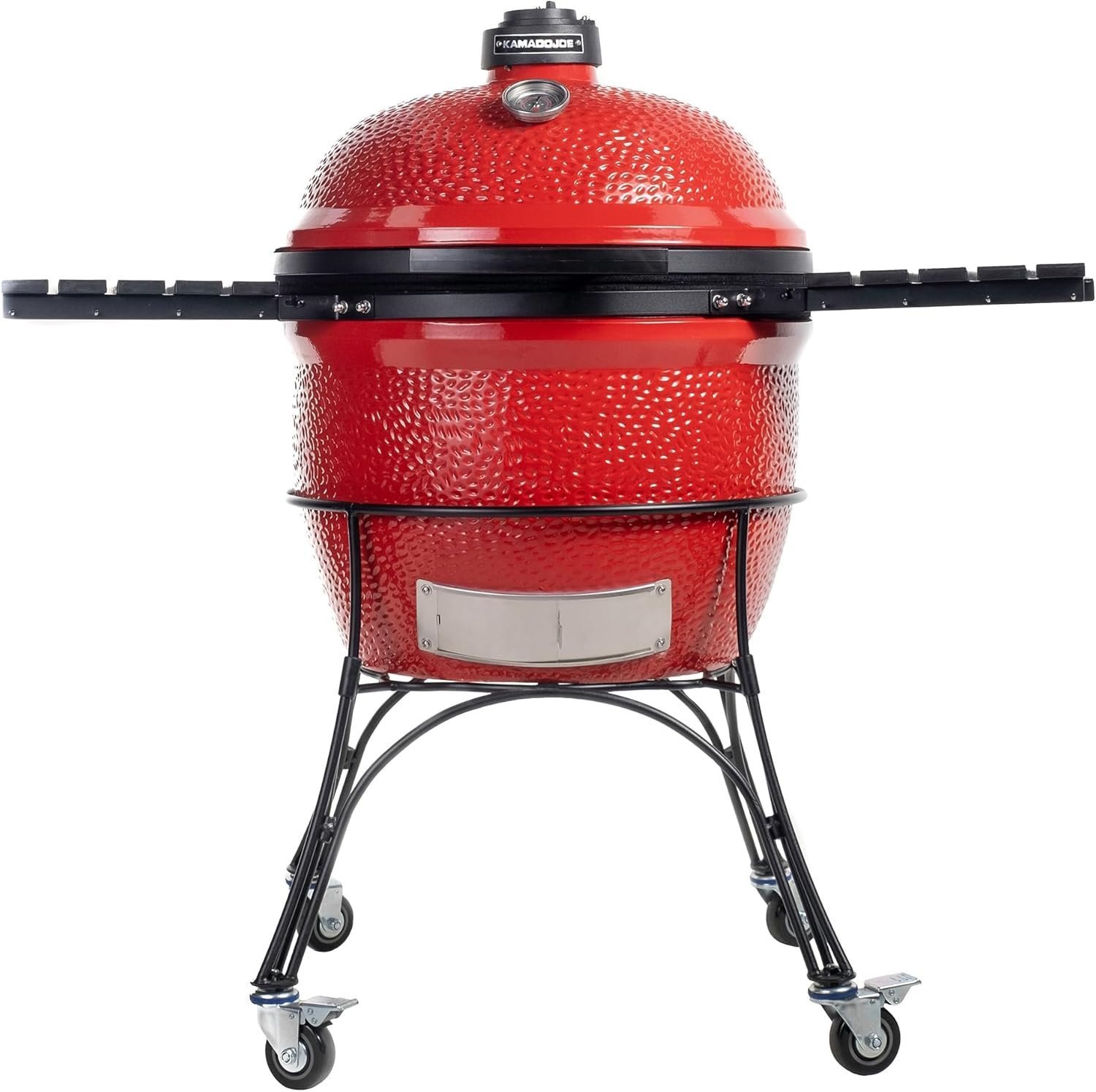 71HICLx8NL._AC_SL1500_.jpg Kamado Joe Big Joe I 24 in. Blaze Red Ceramic Charcoal Grill - Image 1