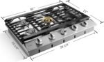 Fotile 30" Tri-Ring Gas Cooktop GLS30501 - Image 6