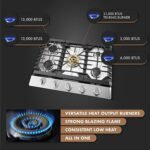 Fotile 30" Tri-Ring Gas Cooktop GLS30501 - Image 4