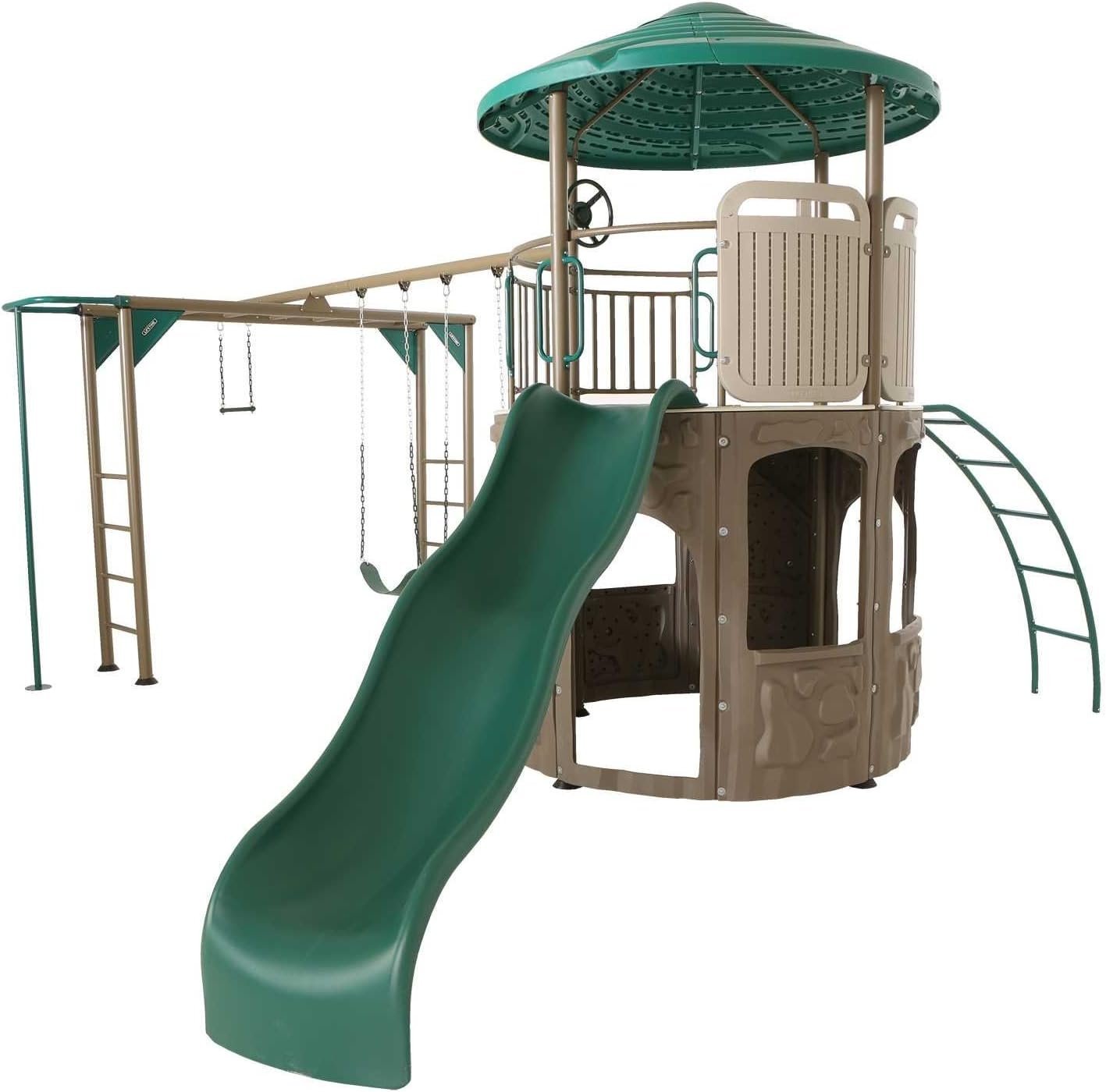 71zusfCcq5L._AC_SL1500_.jpg Lifetime Adventure Tower Deluxe Playset - Image 1