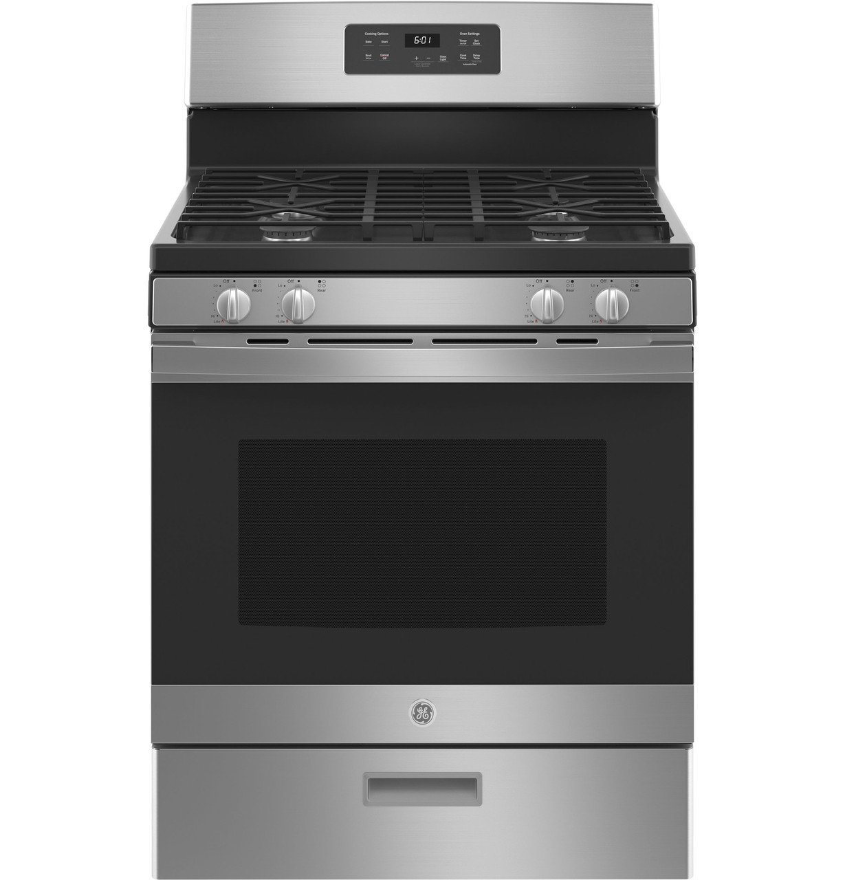 735adf00e9918dad6aab28780640c923fe0fb27a__93846.jpg GE 30" Freestanding Gas Range JGBS61RPSS - Image 1
