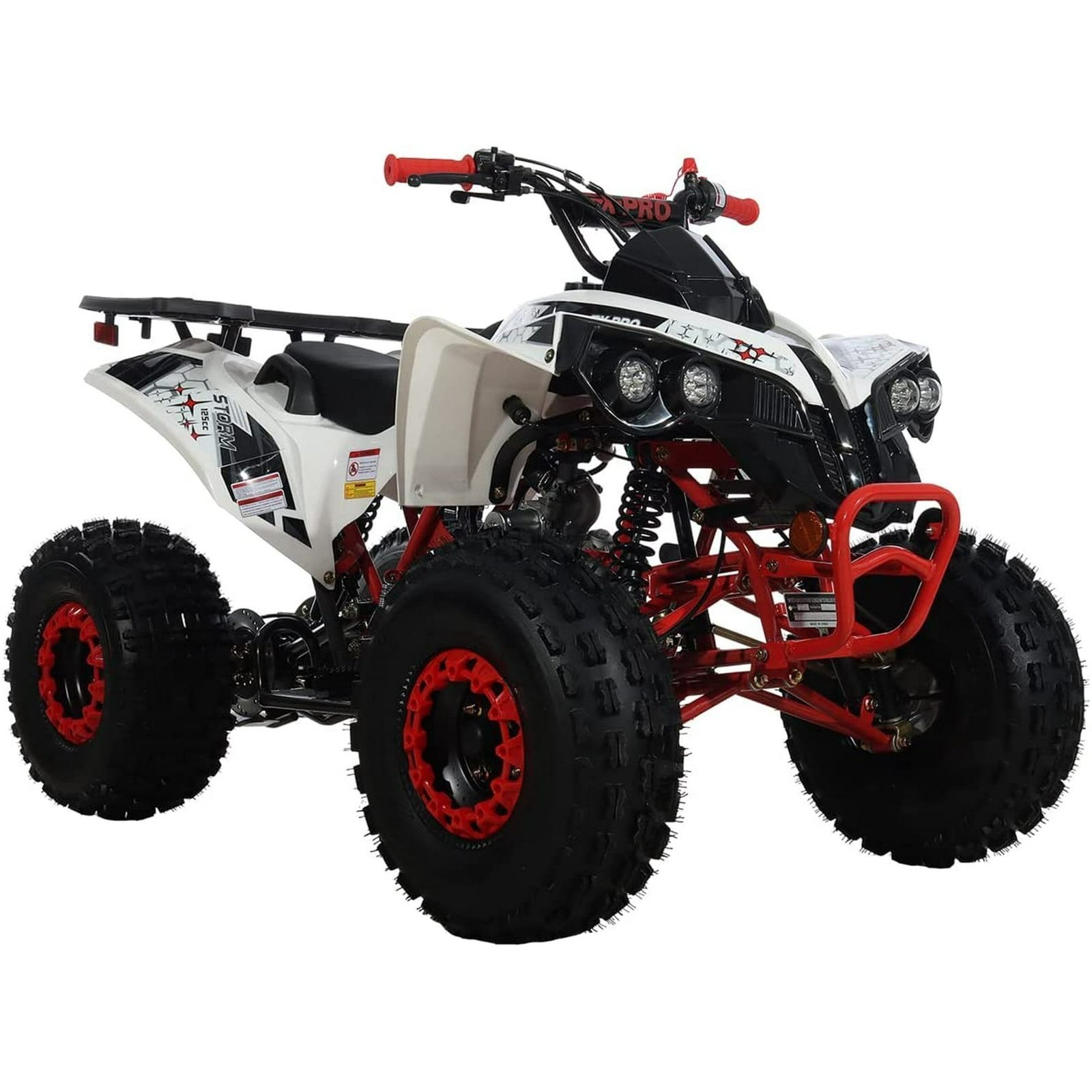 808-1.jpg X-Pro 125cc ATV with Reverse Electric Start Luggage Rack LED Headlight - Image 1