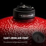 Kamado Joe Big Joe I 24 in. Blaze Red Ceramic Charcoal Grill - Image 5