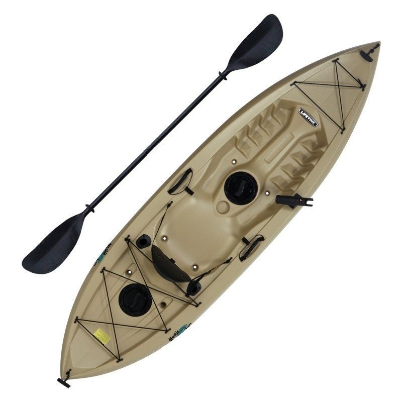 853.jpg Lifetime Muskie 120 Sit-On-Top Angler Kayak w/ Paddle - Image 1