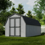 Little Cottage Co. 8 x 16 Foot Value Gambrel Barn with 4 Foot Sidewalls - Precut Kit - Image 6