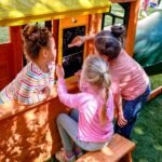 KidKraft Falcon Ridge Wooden Swing Set/Playset - Image 5