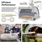 Fontana Forni Marinara Wood-Fired Pizza Oven - Anthracite - FTMARIN-A - Image 6