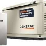 Generac Guardian 22kW Home Standby Generator with 200 Amp Transfer Switch, Durable All Aluminum, WiFi Enabled with G-Force Engine, Easy to Use, Whole House Power Backup, Smart Outage Solution - Bisque