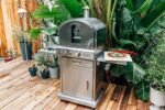Summerset 'The Oven' Outdoor Freestanding Large Capacity Gas Oven with Pizza Stone, Smoker Box and Mobile Cart, 304 Stainless Steel Construction, Natural Gas - Image 3