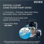 Intex Ultra XTR Frame 14' x 42" Round Above Ground Outdoor Swimming Pool Set with Sand Filter Pump, Ladder, Ground Cloth, and Pool Cover - Image 5