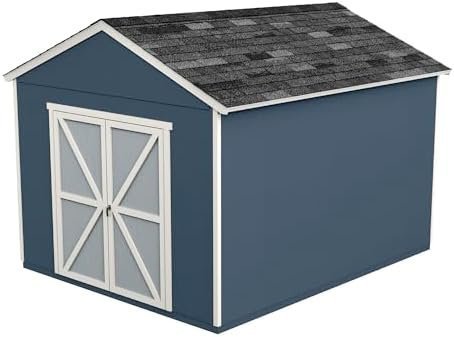 B08ZV533FD-0-1756084527663.jpg Handy Home Products Rookwood 10x12 Do-It-Yourself Wooden Storage Shed- Does not Include Floor kit, Paint, or Roofing Shingles - Image 1