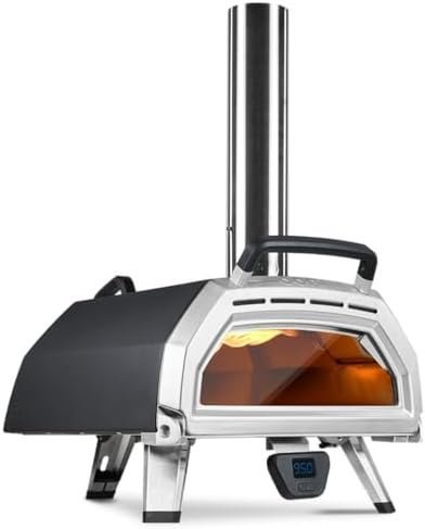 B095CJ5KSD-0-1756321672063.jpg Ooni Karu 16 Multi-Fuel Outdoor Pizza Oven - Wood and Gas Fired Oven - Outdoor Cooking Pizza Oven - Fire and Stonebaked Pizza Oven for Authentic Homemade Pizzas - Dual Fuel Pizza Maker - Image 1