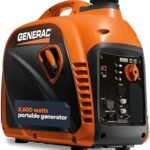 Generac 8251 GP2500i 2,500-Watt Gas Powered Portable Inverter Generator - Compact and Lightweight Design - Produces Clean, Stable Power - COsense Technology - CARB Compliant - Orange/Black