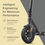 Electric Scooter - VX2 PRO Swiss Engineered Electric Scooters for Adults - 1300W Peak Power 22, 28, 37-Mile Ranges, IPX6 Water Resistant Fast Electric Scooter - 24 Months Support - Image 6