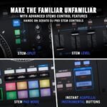 Rane PERFORMER 4-Channel Motorized DJ Controller, 7" Platters with Displays, Precision Feel Faders, Stem Split, Advanced FX, Serato DJ Pro Included - Image 6