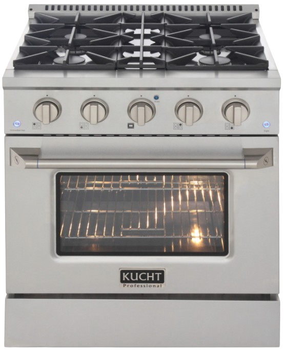 Capture16-removebg.png Kucht 30 Gas Range in Titanium - Image 1