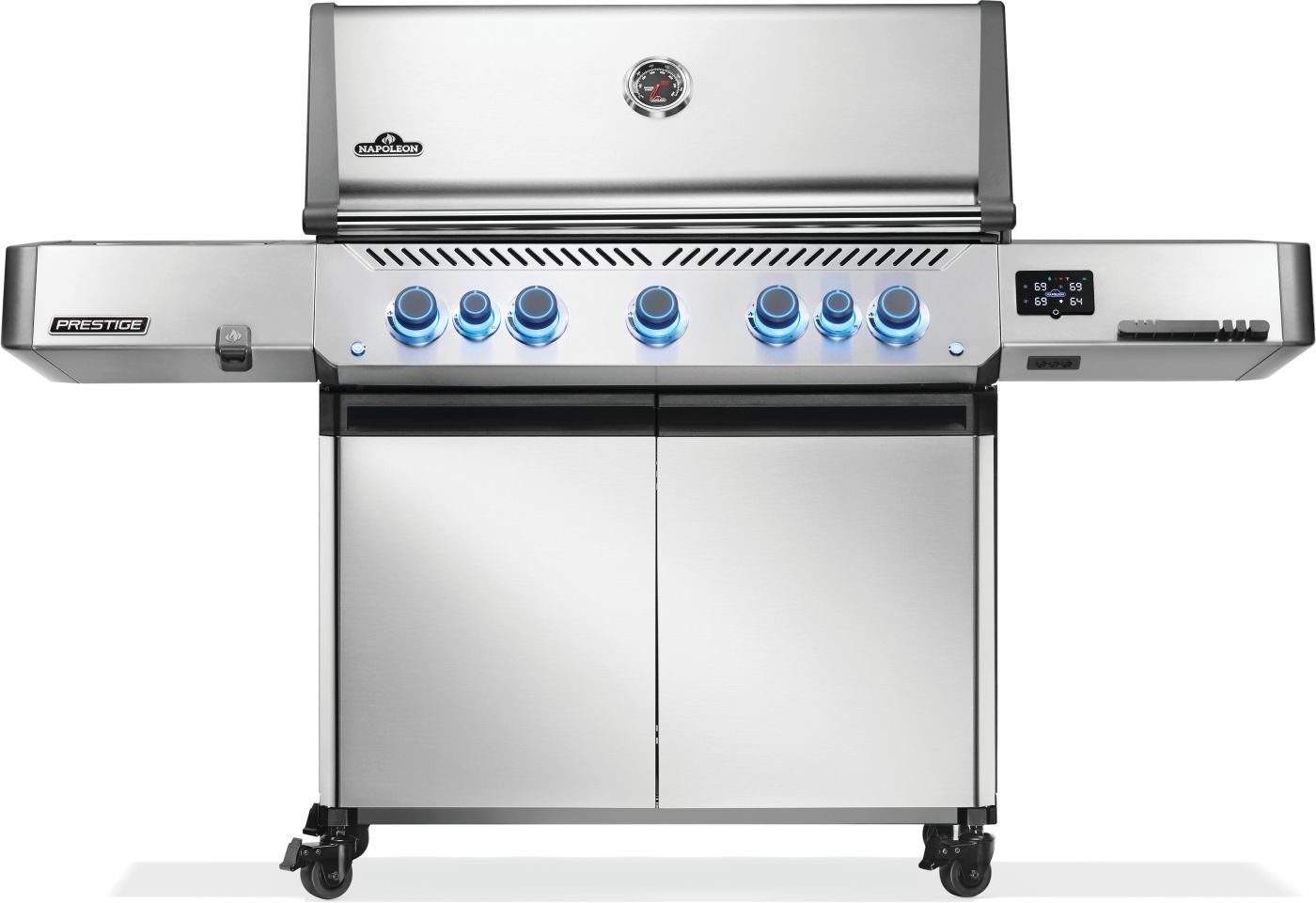 P665VXRSIBNSS-Web-Gallery-01-Original_JPG-Prestige-P665VXRSIBPSS_Connected_Prod_Str_F.jpg Napoleon Prestige 665 Connected, Gas Grill with Infrared Side and Rear Burner - Image 1