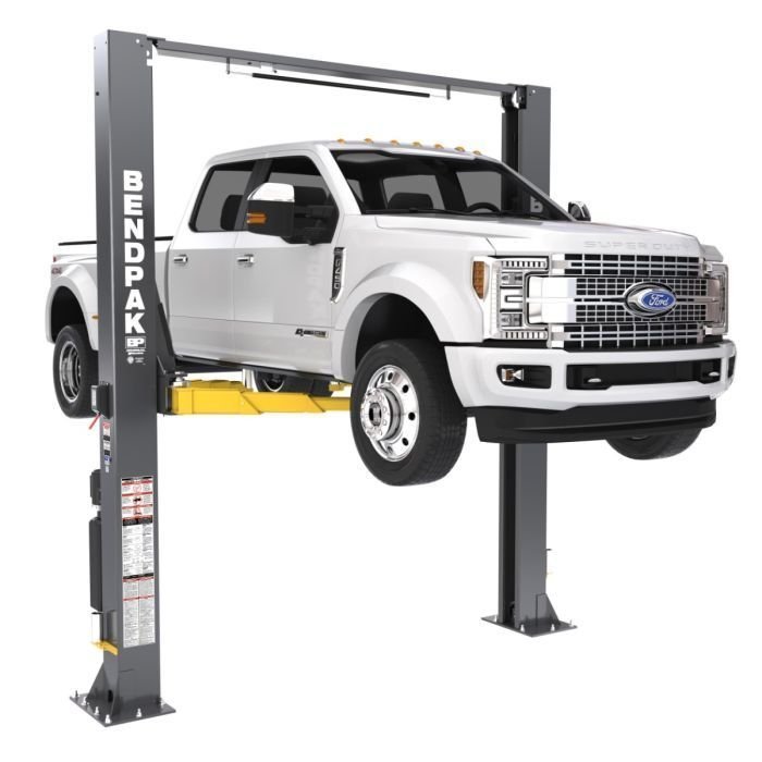 bendpak-12apx-two-post-lift-12k-lb-capacity-5175556-dually-front-left-01_1.jpg BendPak 12APX-192 12,000 lb Clearfloor Two-Post Lift - Image 1