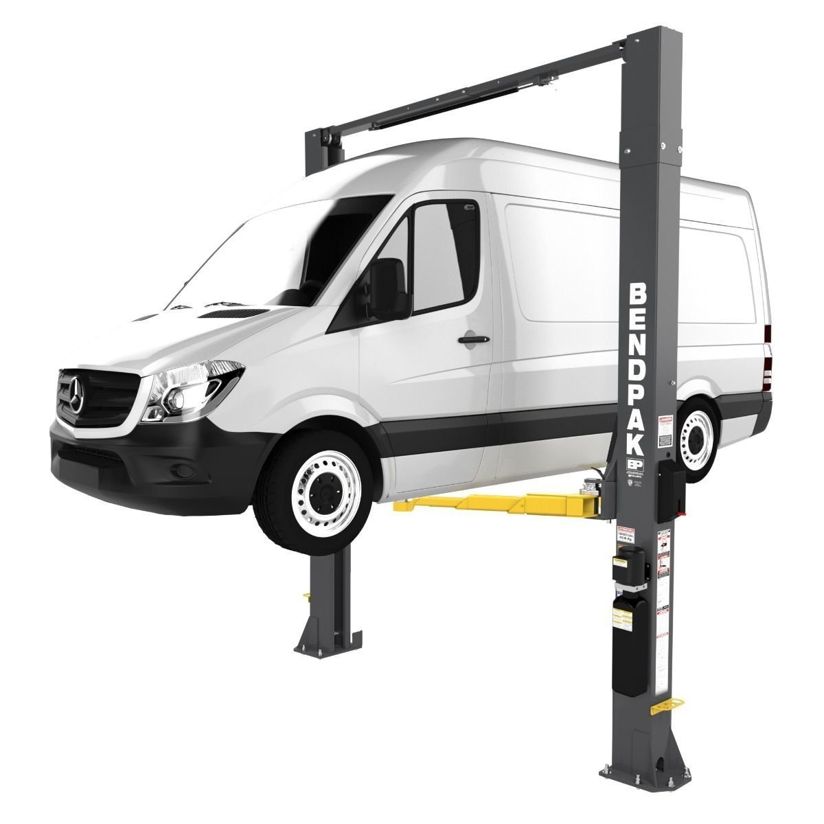 bendpak_10ap-168_2-post-extended-height-10000-lb-cap-5175305.jpg BendPak 10AP-168 Two Post Car Lift - 10,000-Lb Capacity - 168" Extended Height - Image 1