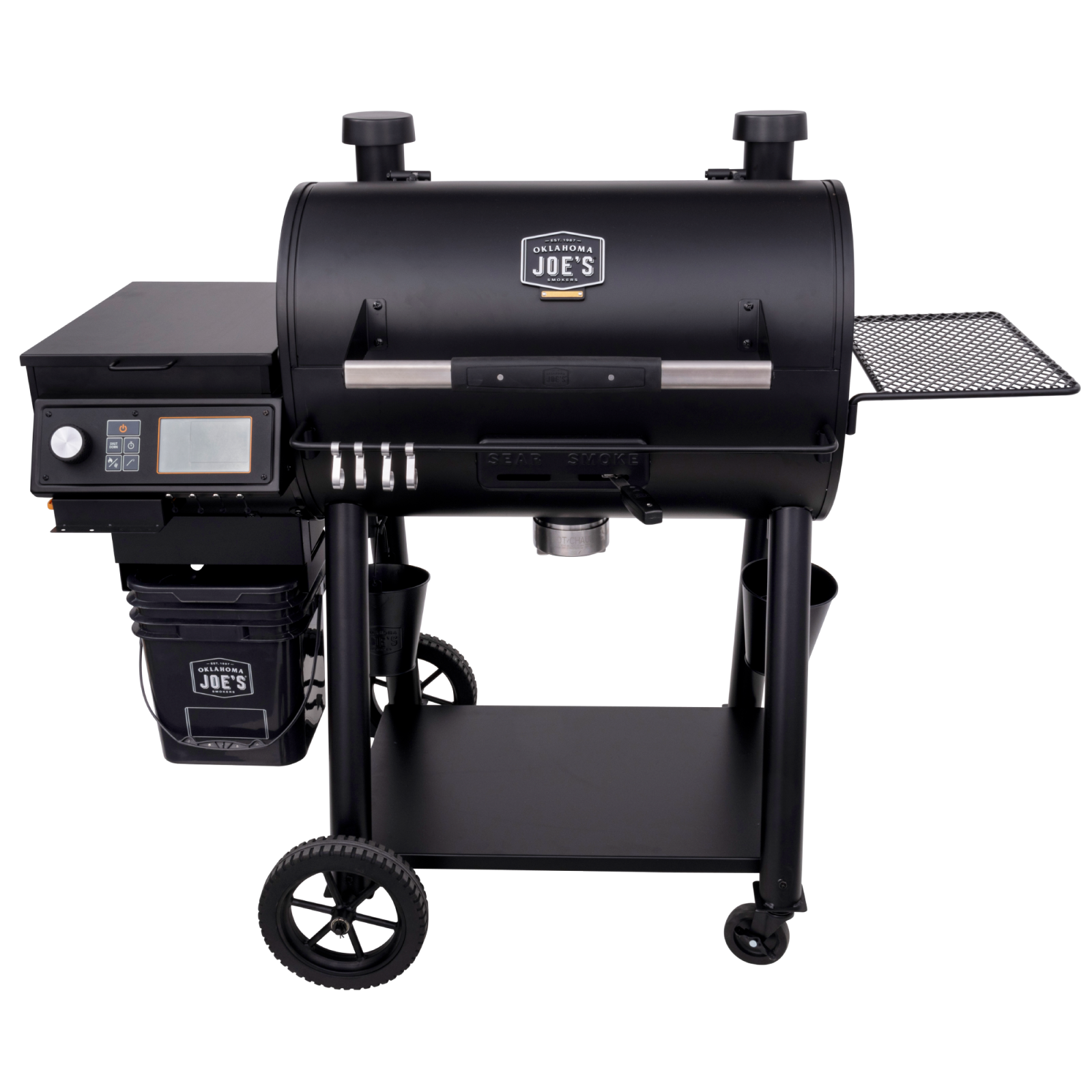 c0098bad7d4f1c805e184dbebdf9d284_22202149.png Oklahoma Joe's Rider 900 DLX Pellet Grill and Smoker - Image 1