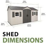 Lifetime Legacy 15x8 Plastic Storage Shed Kit w/ Floor - Image 2