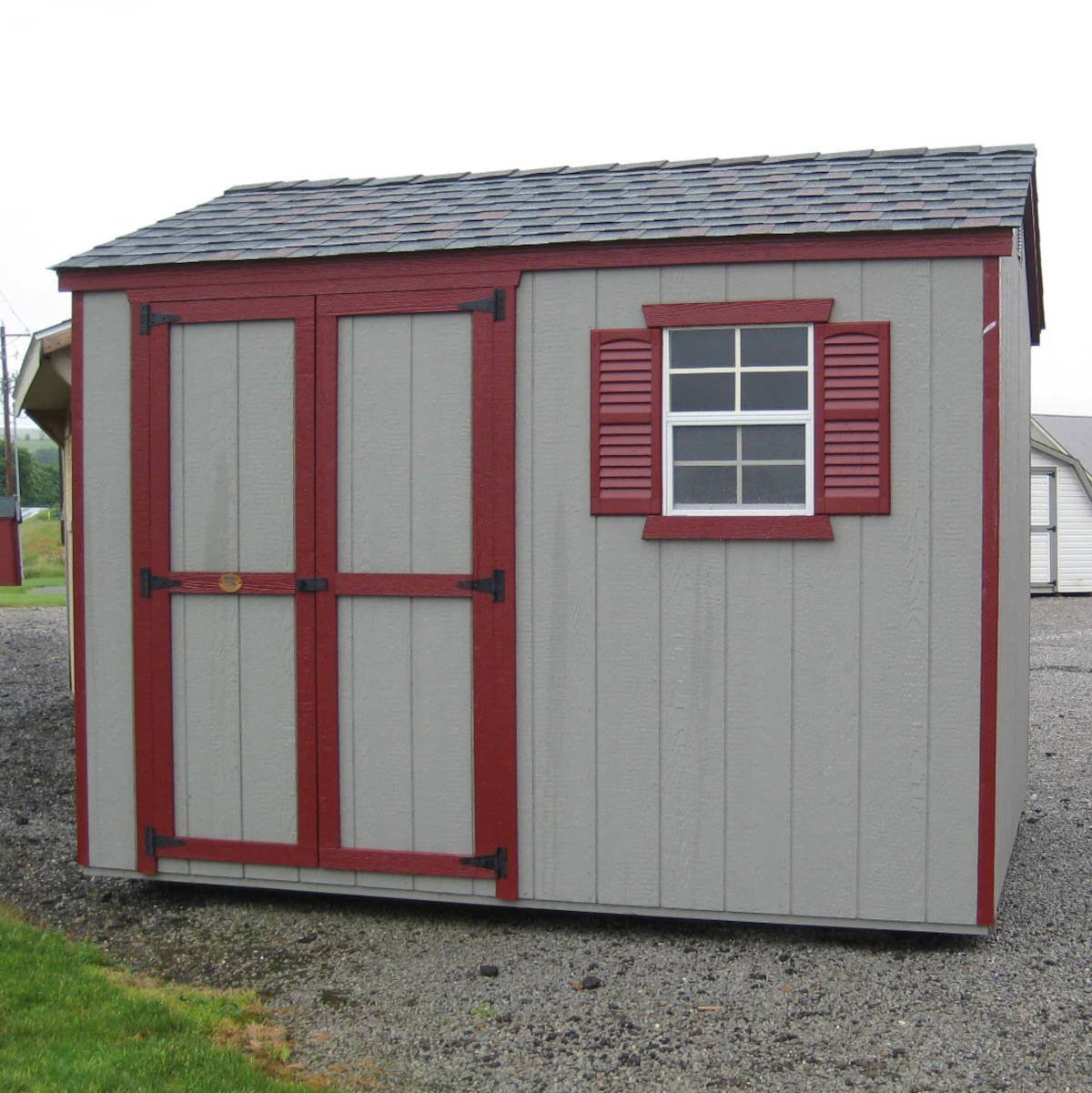 little-cottage-company-8-ft-value-workshop-1.jpg Little Cottage Company Value Workshop 8X8 Wood Shed - Image 1